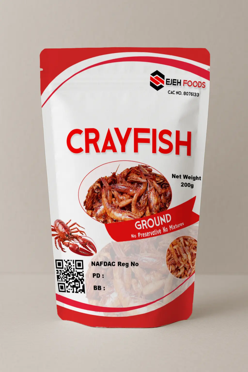 200g Ground Crayfish